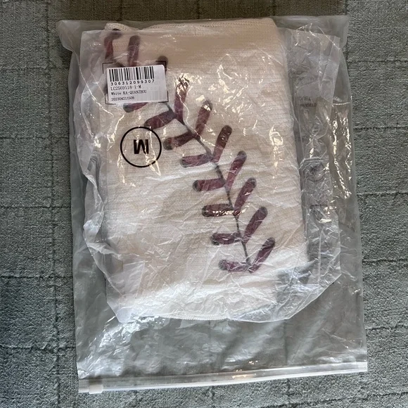 Baseball Printed White Knit Tank - Picture 10 of 10